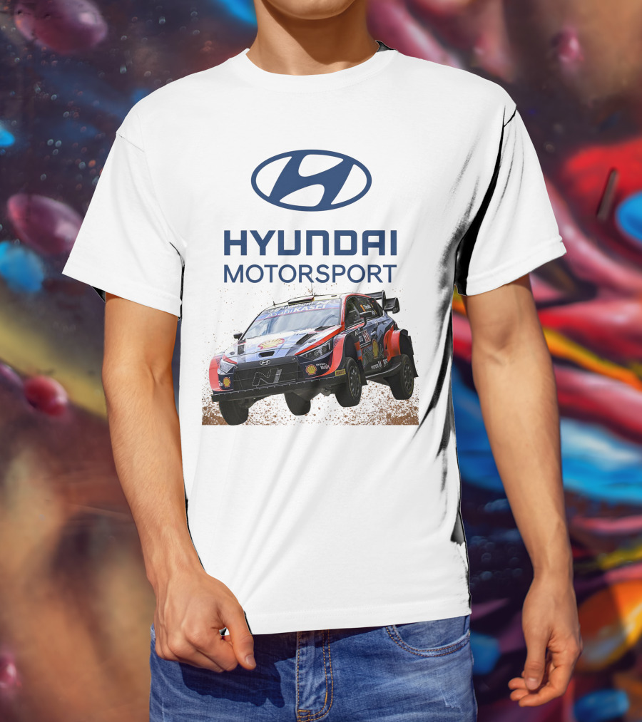 Hyundai Motorsport Neuville Rally Car Team T-Shirt