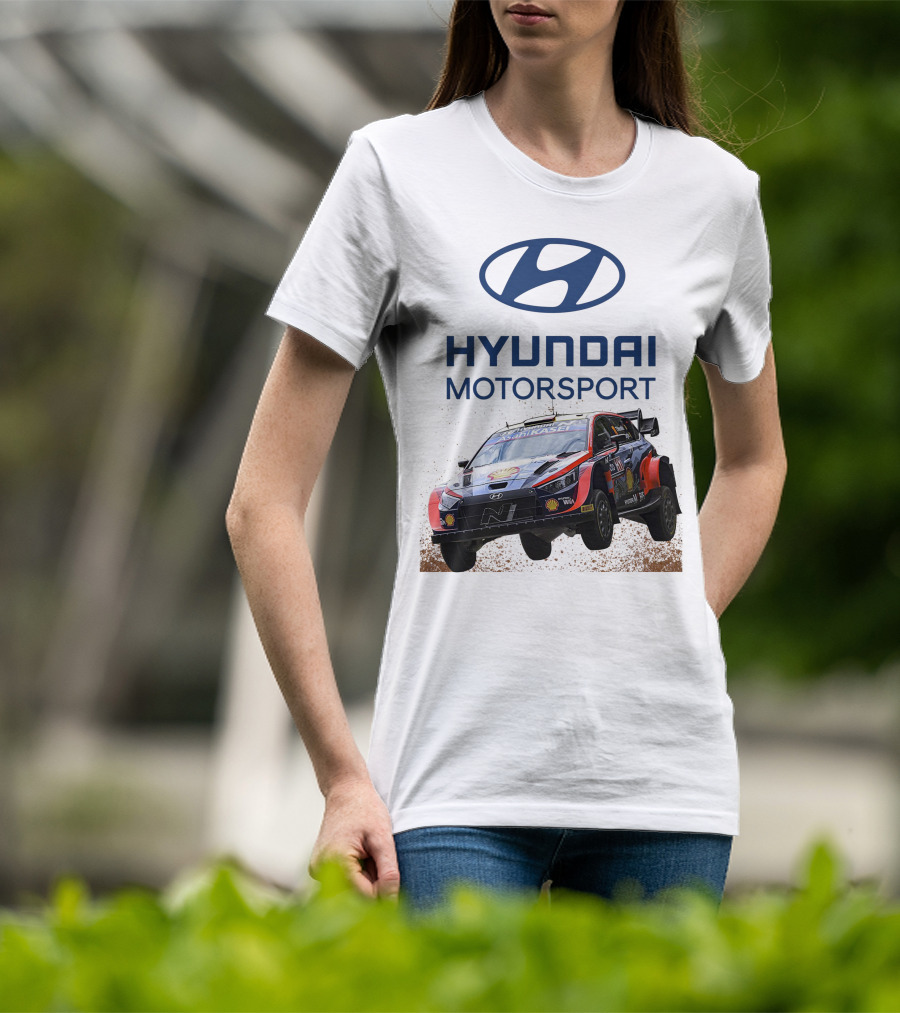 Hyundai Motorsport Neuville Rally Car Team T-Shirt