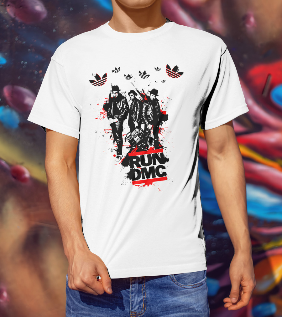 Run DMC Hip-Hop Legends With Symbols T-Shirt