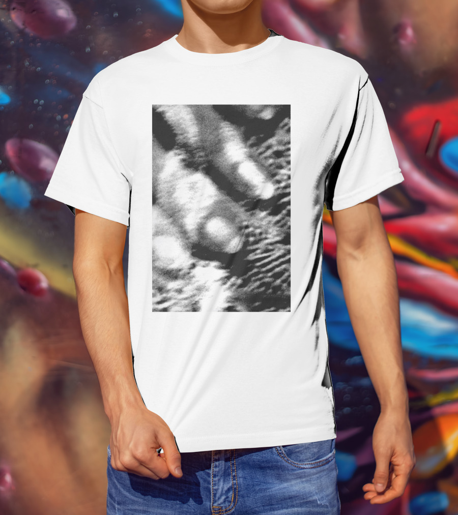 Cocteau Twins 18 Monochrome Abstract Texture T-Shirt