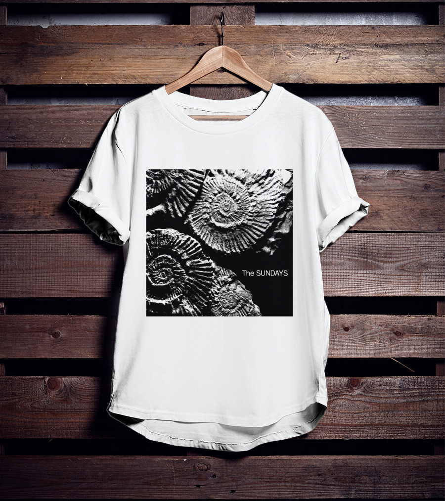 The Sundays Cocteau Twins Ammonite Fossil T-Shirt