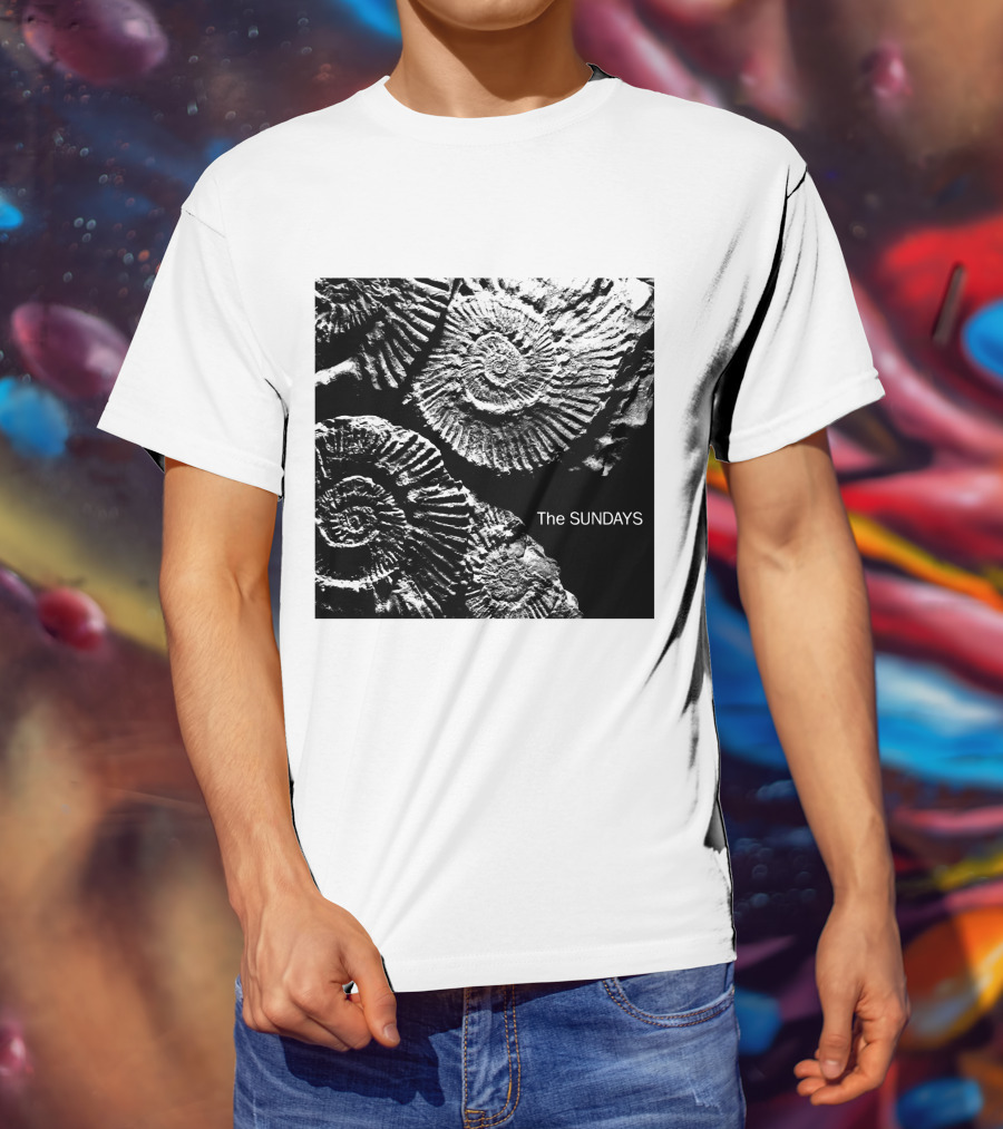 The Sundays Cocteau Twins Ammonite Fossil T-Shirt