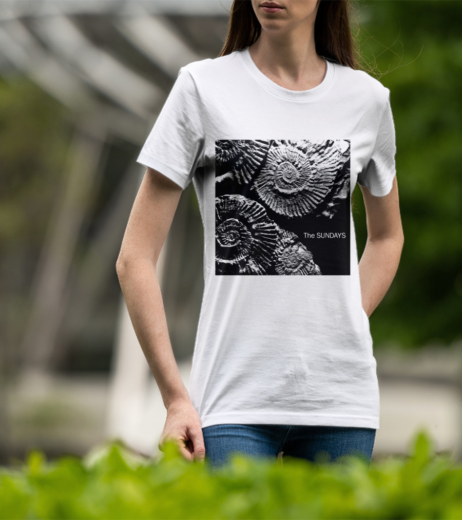 The Sundays Cocteau Twins Ammonite Fossil T-Shirt