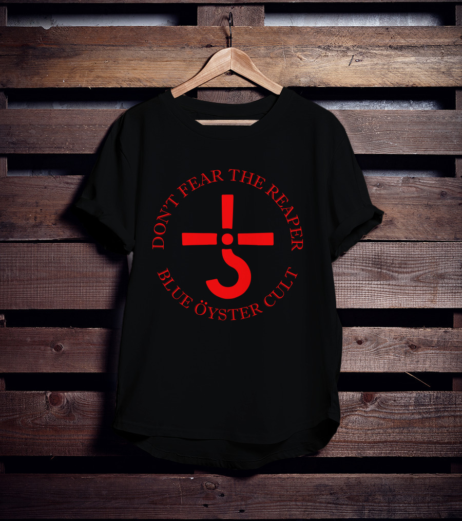 Blue Öyster Cult Don't Fear The Reaper Cross T-Shirt