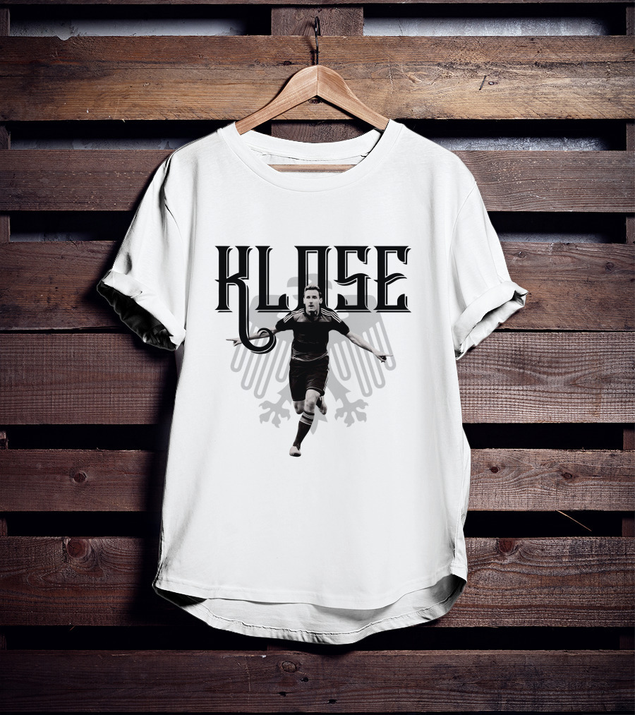 Klose Soccer Celebration Germany Eagle Emblem T-Shirt