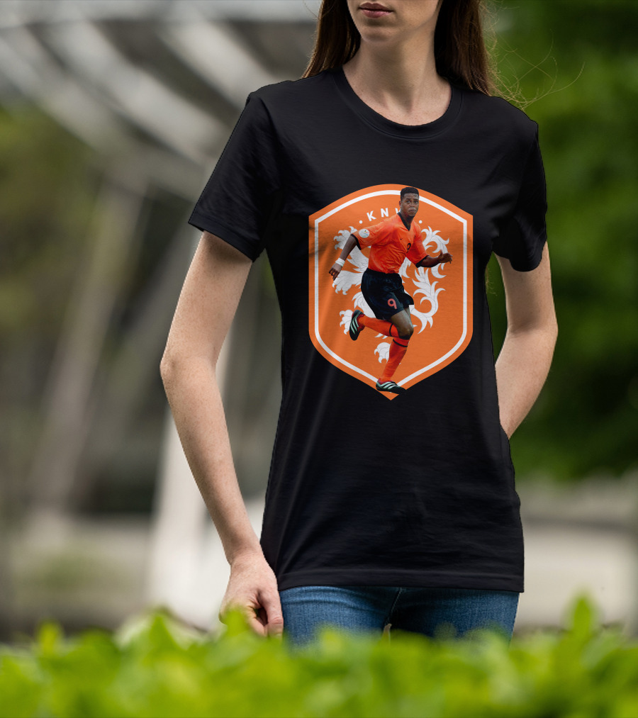 KNVB Oranje Kluivert 9 Football Legend T-Shirt