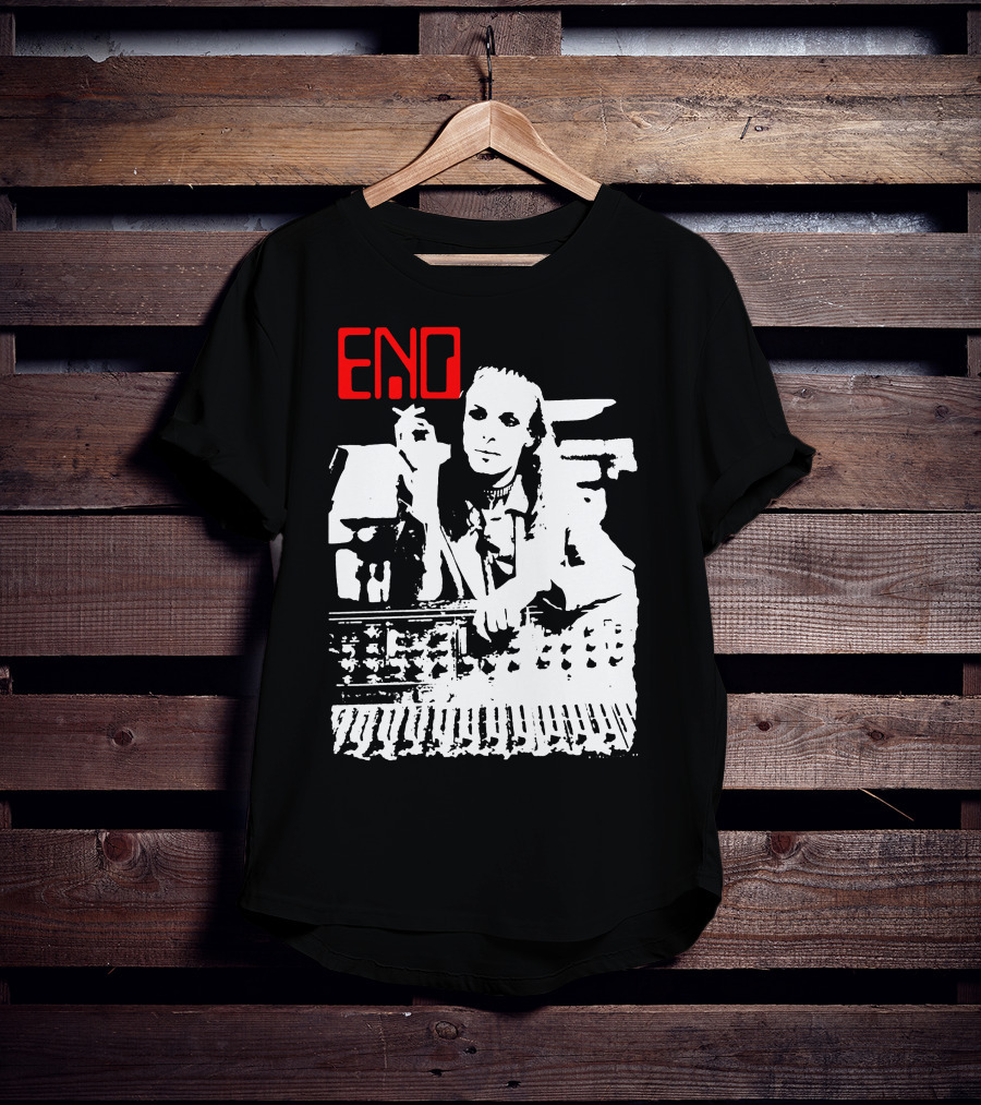 ENO Red Text Minimalist T-Shirt