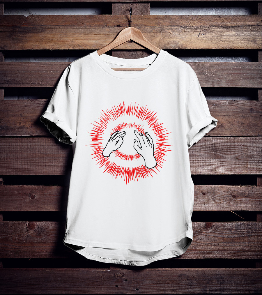 Godspeed You Black Emperor Album Lift Your Skinny Fists Like Antennas To Heaven Hands T-Shirt