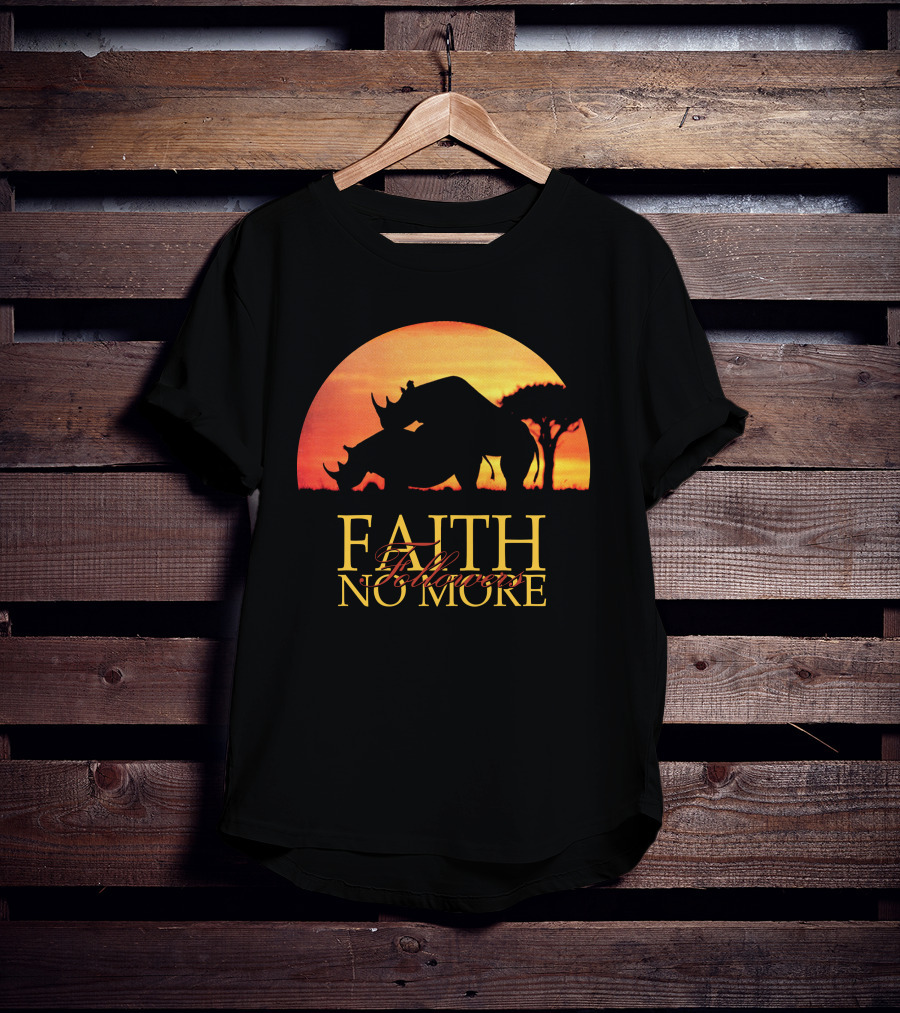 Faith No More Easy Followers Rhino Sunset T-Shirt