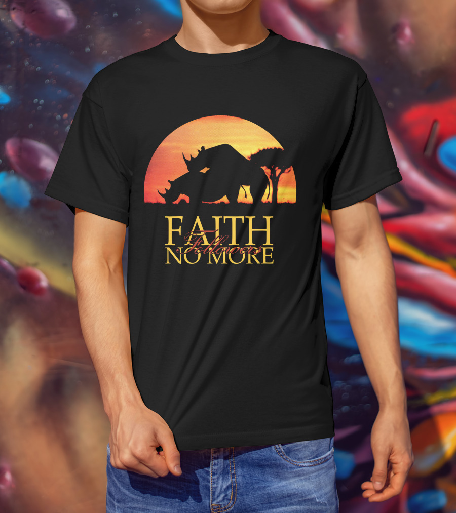 Faith No More Easy Followers Rhino Sunset T-Shirt