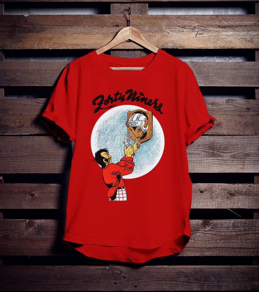 Forty Niner Buffalo Bills Helmet Quirky T-Shirt