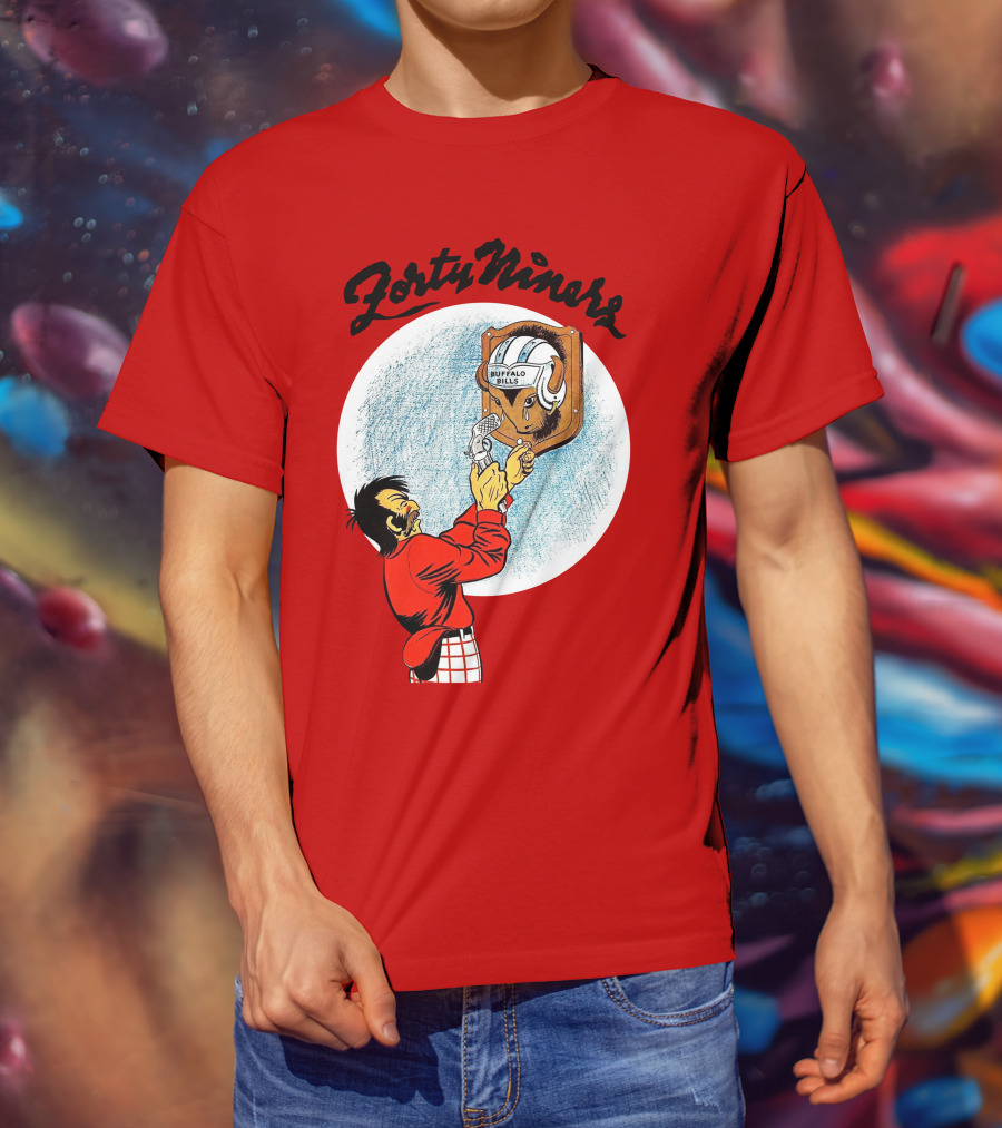 Forty Niner Buffalo Bills Helmet Quirky T-Shirt