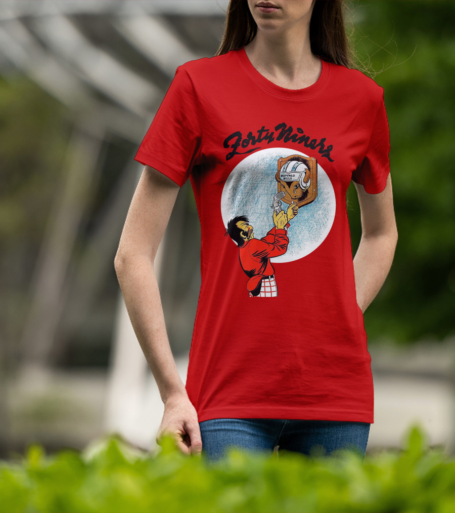 Forty Niner Buffalo Bills Helmet Quirky T-Shirt
