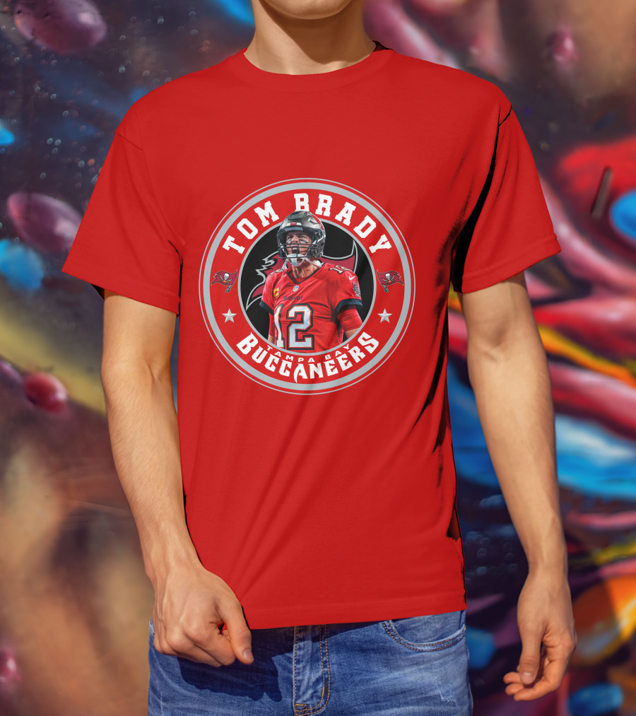 Tom Brady Tampa Bay Buccaneers Number 12 Fan T-Shirt