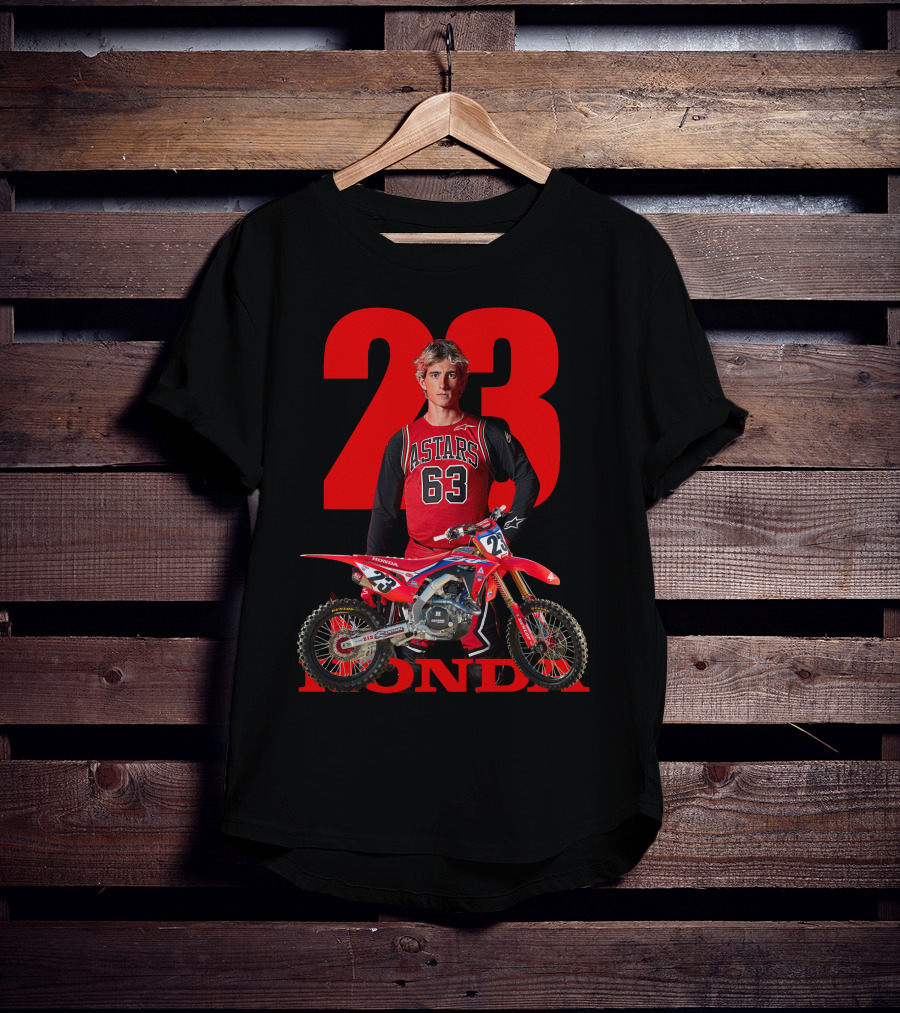 Chase Sexton 23 Honda 63 Alpinestars Racing Motocross T-Shirt