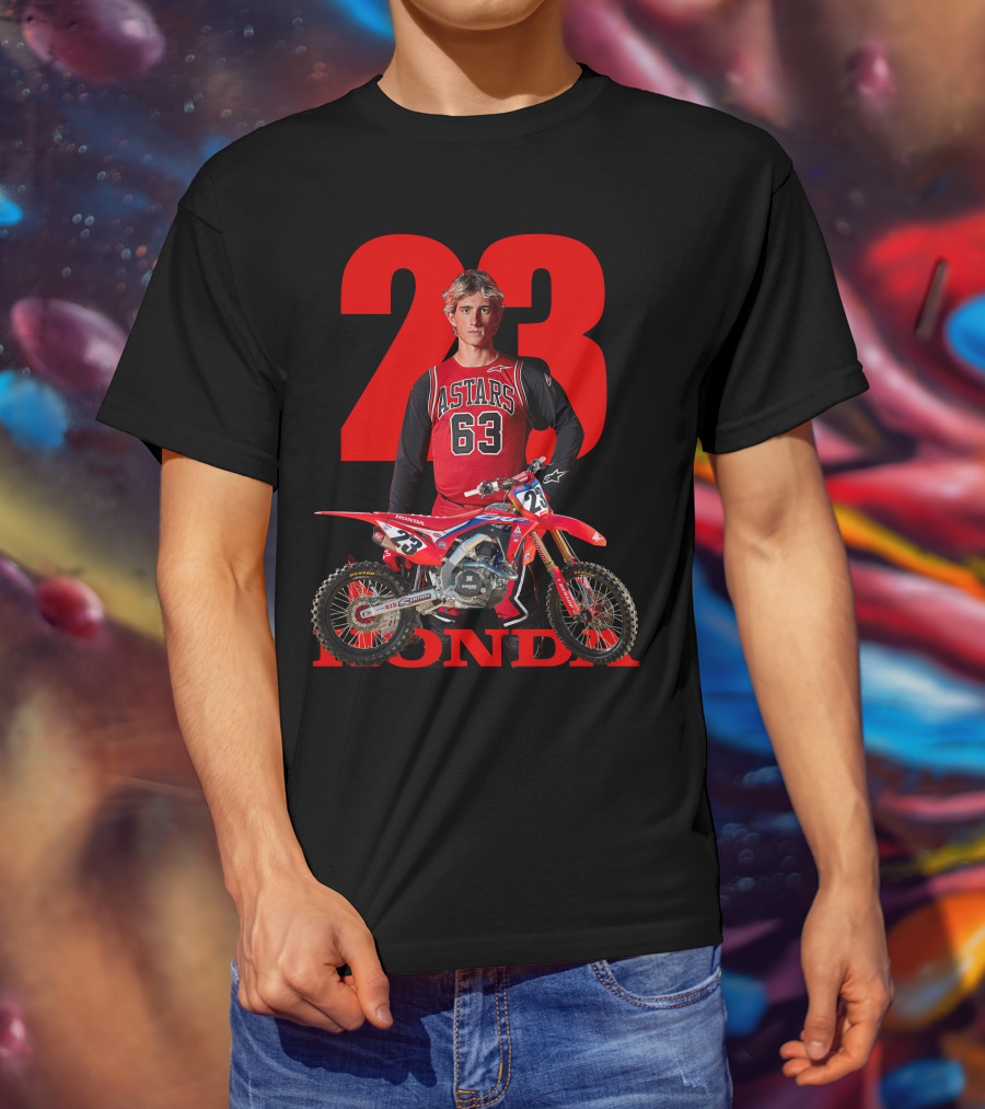 Chase Sexton 23 Honda 63 Alpinestars Racing Motocross T-Shirt