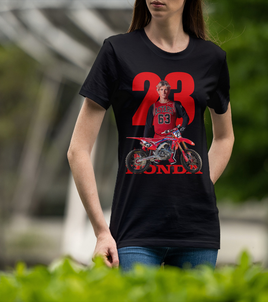 Chase Sexton 23 Honda 63 Alpinestars Racing Motocross T-Shirt