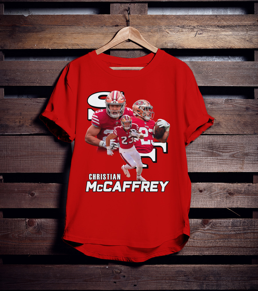 Christian McCaffrey 49ers Football Number 23 T-Shirt