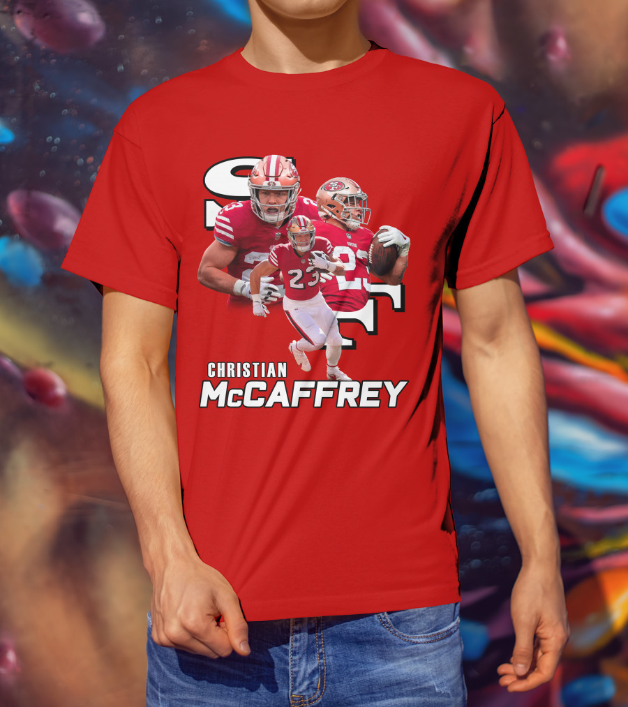 Christian McCaffrey 49ers Football Number 23 T-Shirt