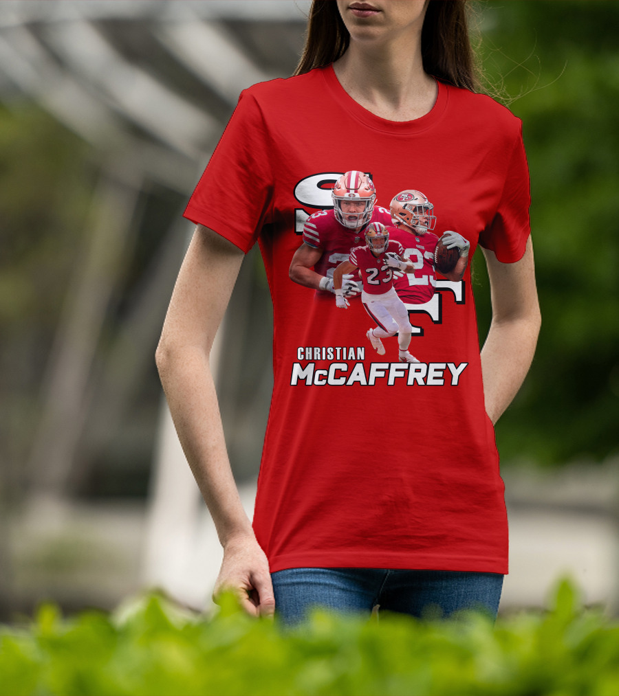 Christian McCaffrey 49ers Football Number 23 T-Shirt