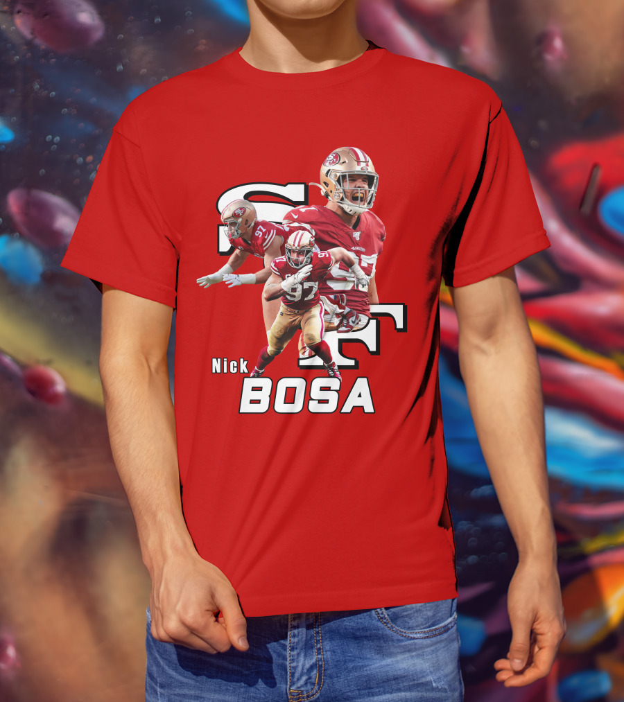 Nick Bosa 49ers Football Player SF T-Shirt