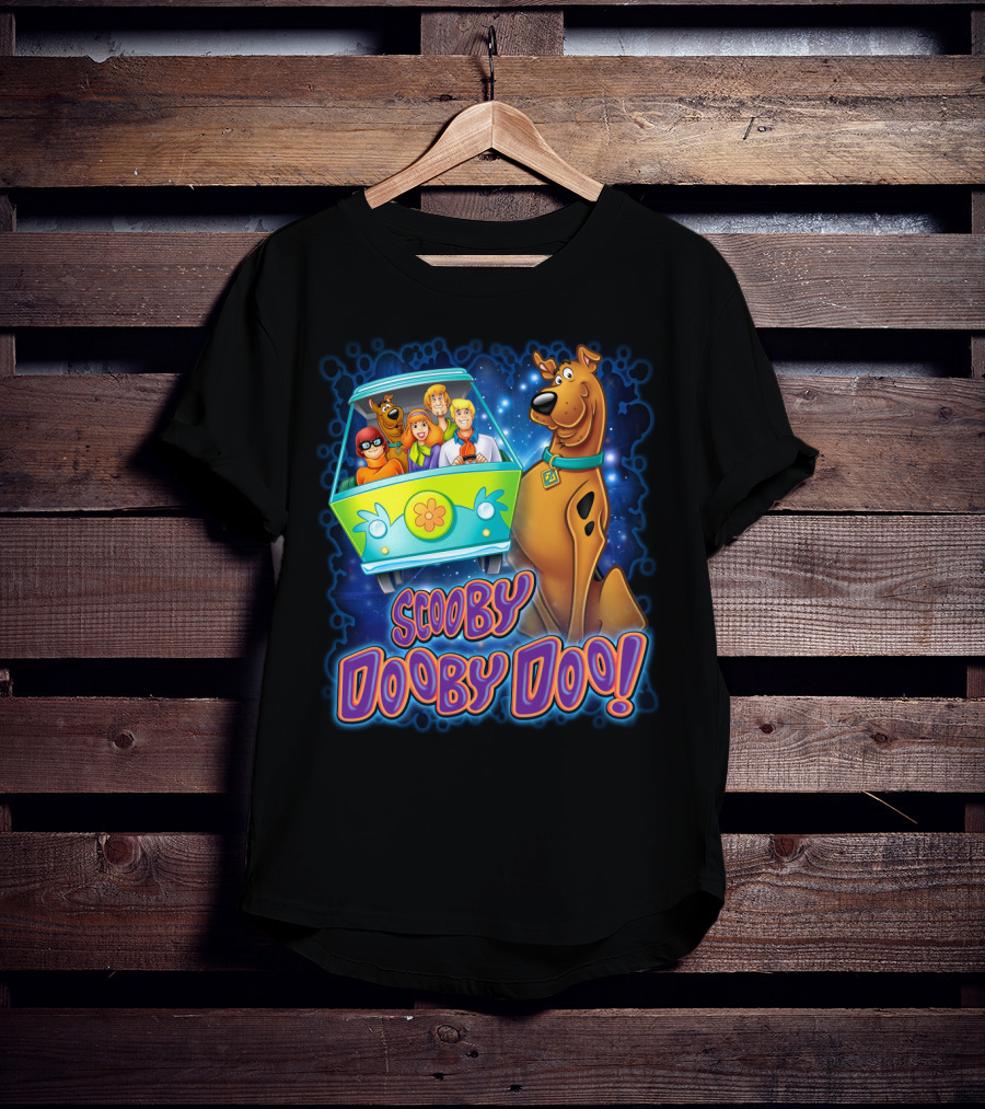 Scooby Dooby Doo Mystery Machine Adventure With The Gang T-Shirt