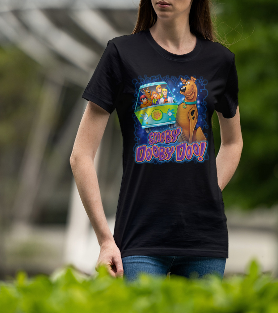 Scooby Dooby Doo Mystery Machine Adventure With The Gang T-Shirt