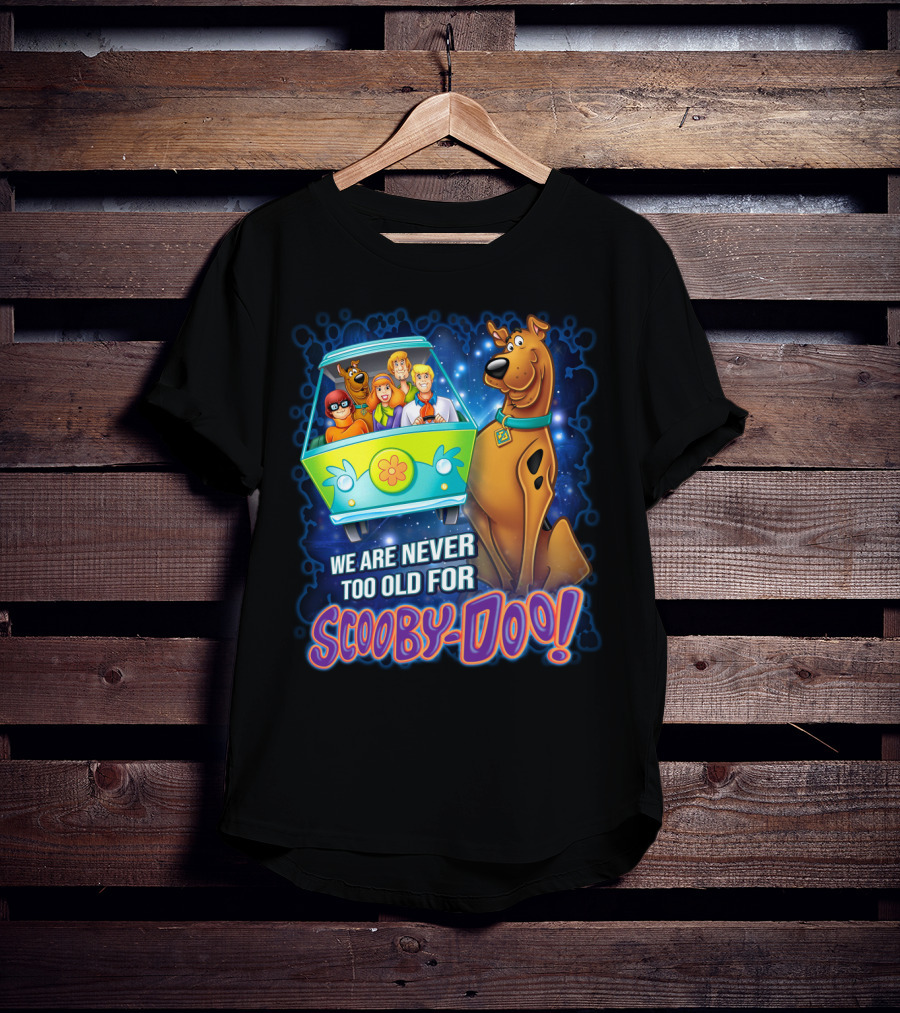 Scooby-Doo Mystery Machine We Are Never Too Old For Adventure T-Shirt