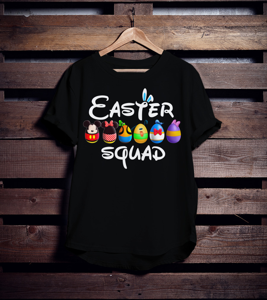 Easter Squad Disney-Inspired Eggs With Iconic Elements T-Shirt