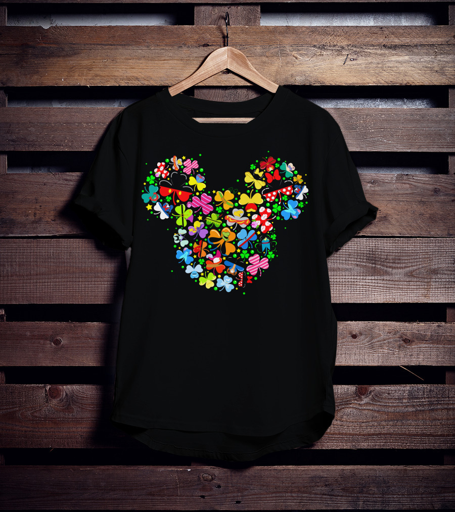 Disney Characters Mouse Ears Collage T-Shirt