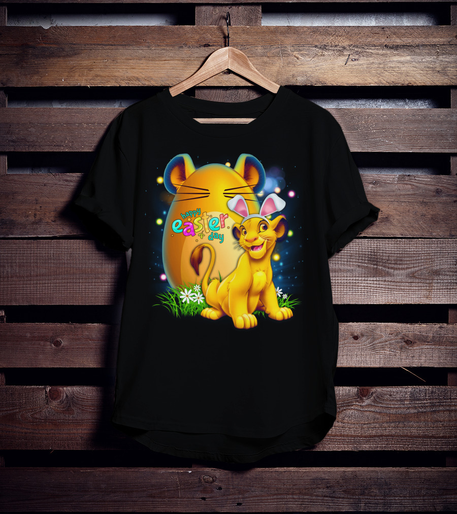 Simba Happy Easter Day Bunny Ears Egg T-Shirt