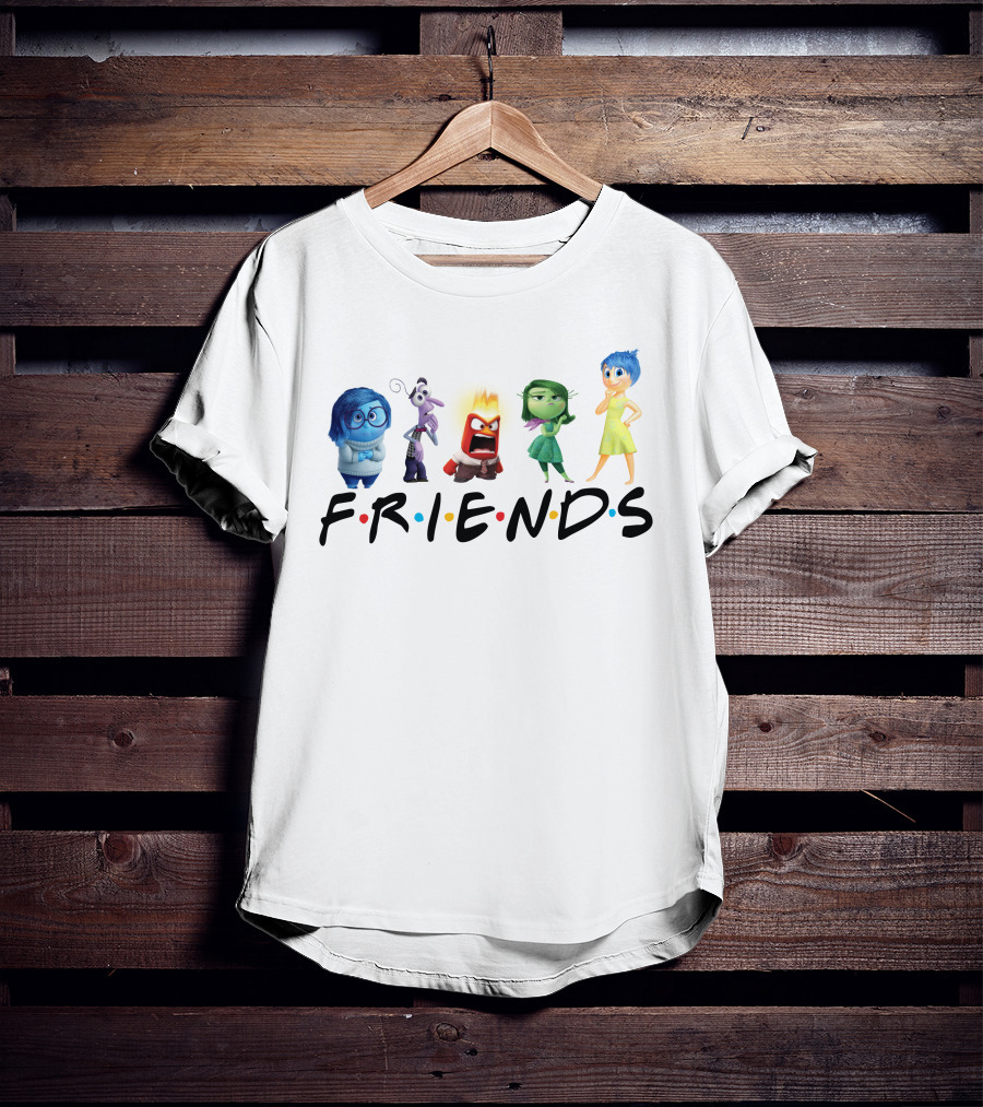 Friends Inside Out Characters T-Shirt