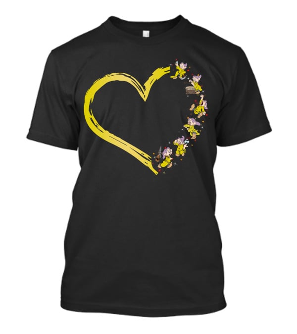 Dopey And Yellow Heart Brushstroke Magic T-Shirt