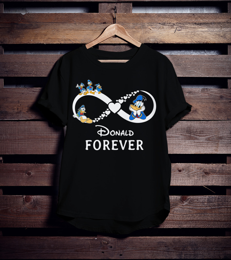 Disney Donald Duck Forever Infinity Heart T-Shirt