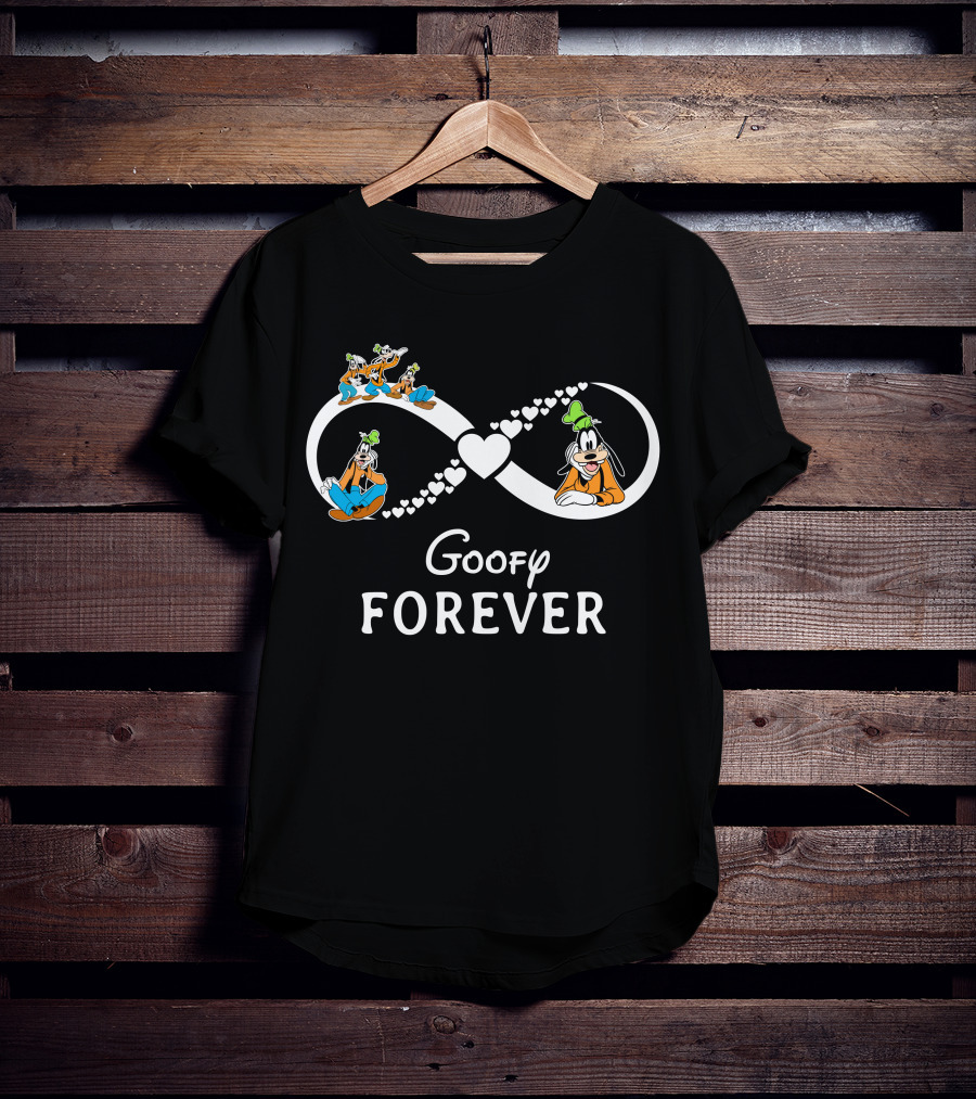 Goofy Forever Infinity Heart Theme T-Shirt