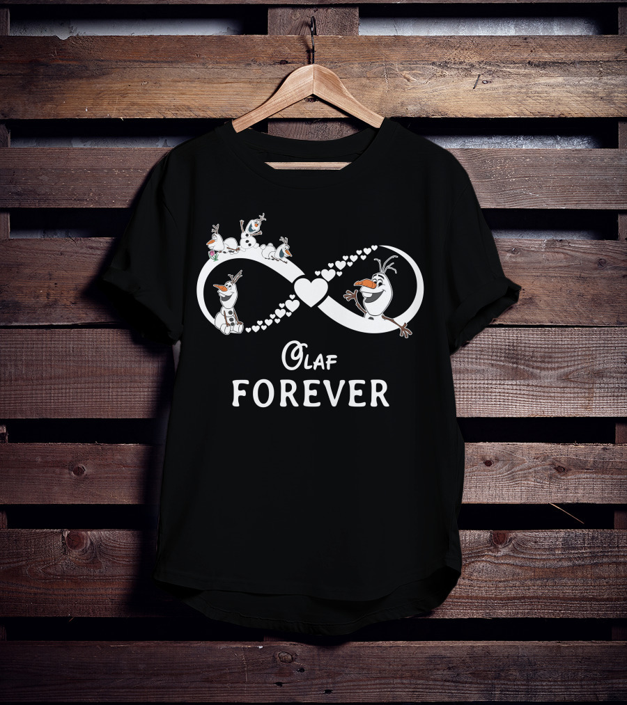 Olaf Forever Infinity Heart Snowman T-Shirt