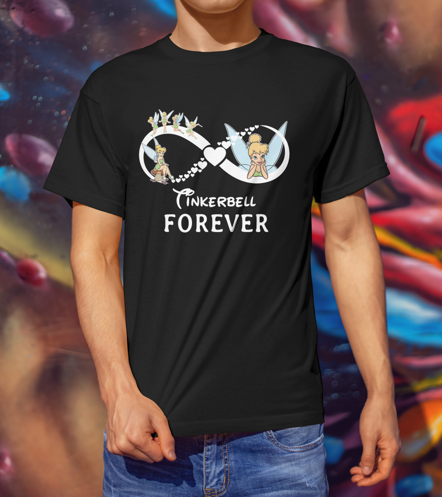 Tinkerbell Forever Infinity Heart Collection T-Shirt