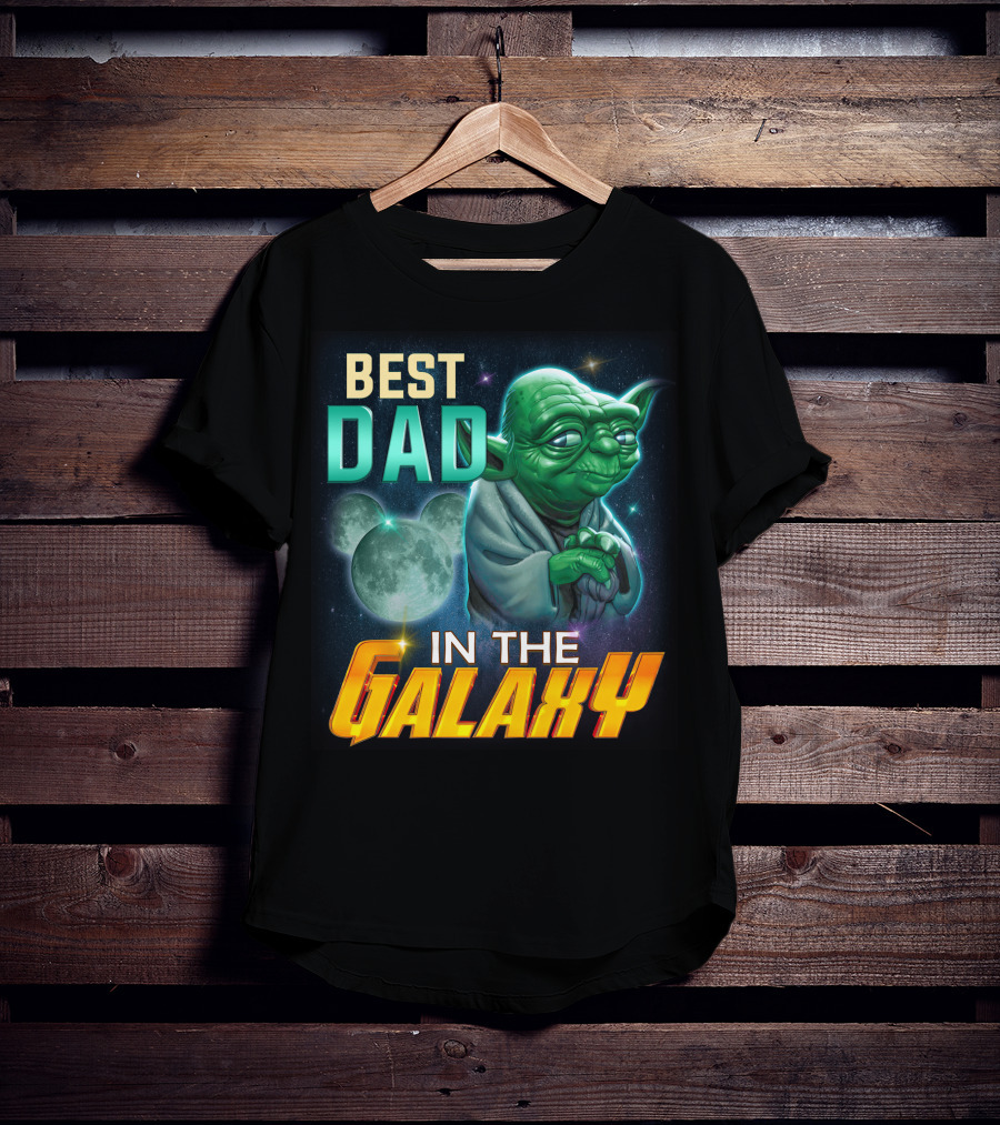 Best Dad Yoda IN The Galaxy T-Shirt