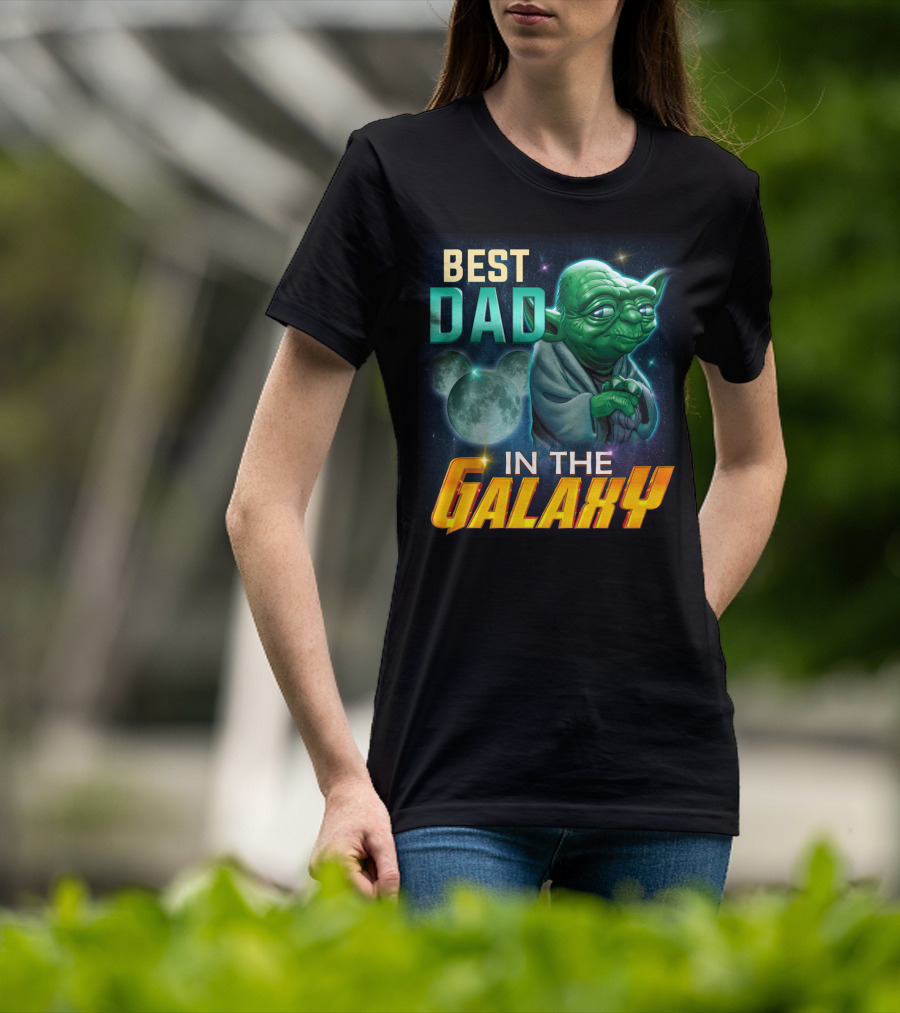 Best Dad Yoda IN The Galaxy T-Shirt