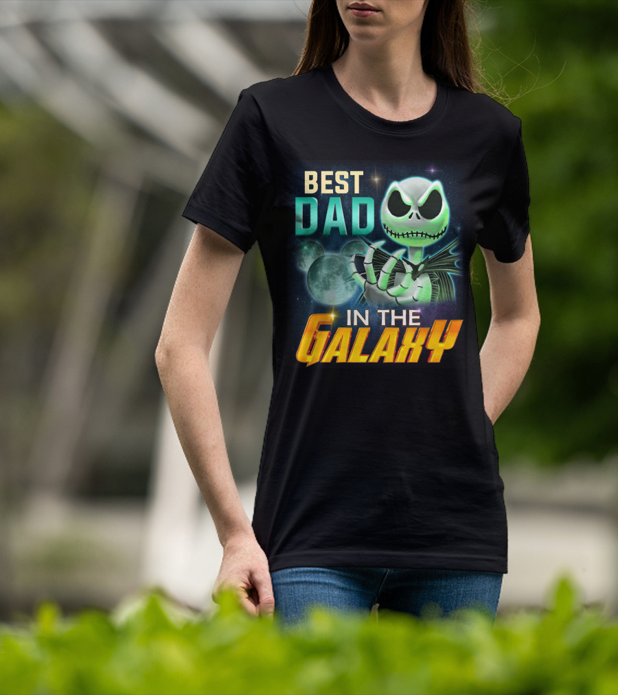 Best Dad In The Galaxy Jack Skellington T-Shirt
