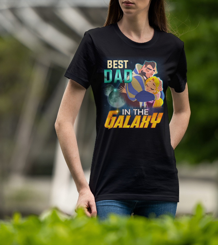Best Dad Rapunzel IN The Galaxy T-Shirt