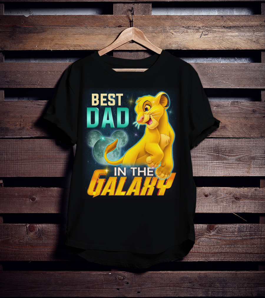 Best Dad IN The Galaxy Simba T-Shirt