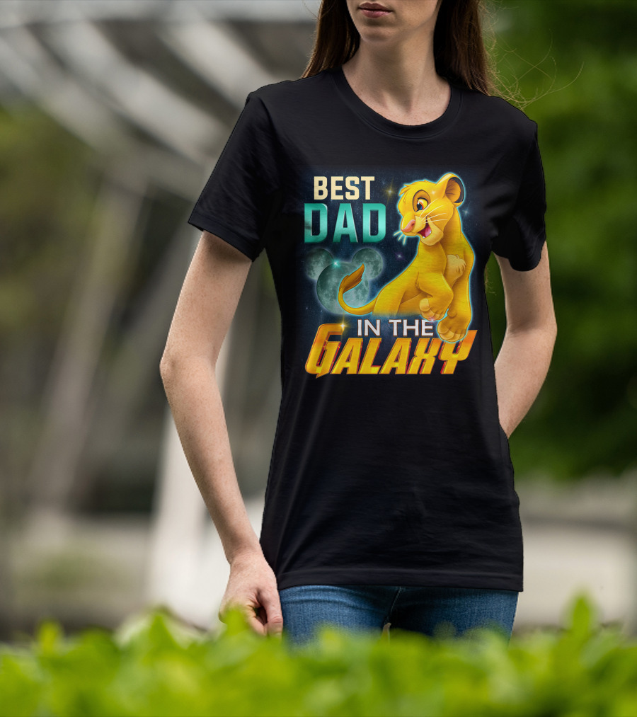 Best Dad IN The Galaxy Simba T-Shirt
