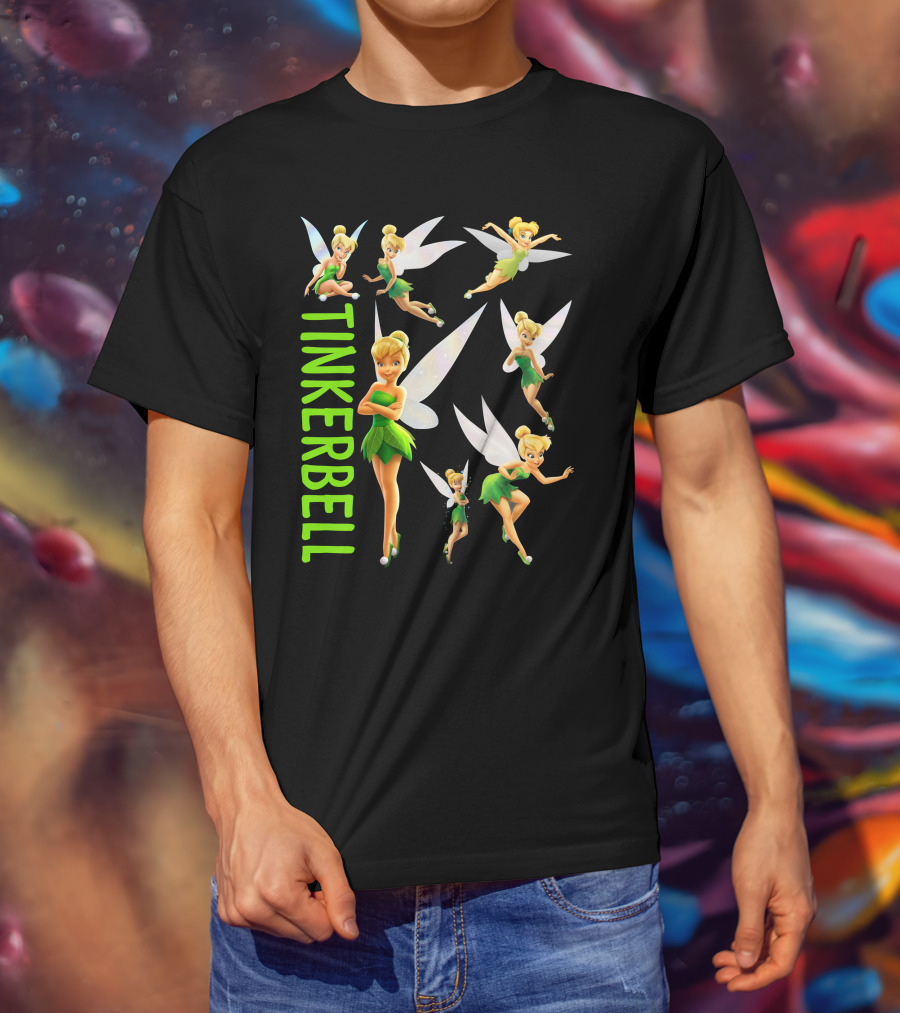 Tinker Bell Magical Fairy Collection Disney Character Ensemble T-Shirt