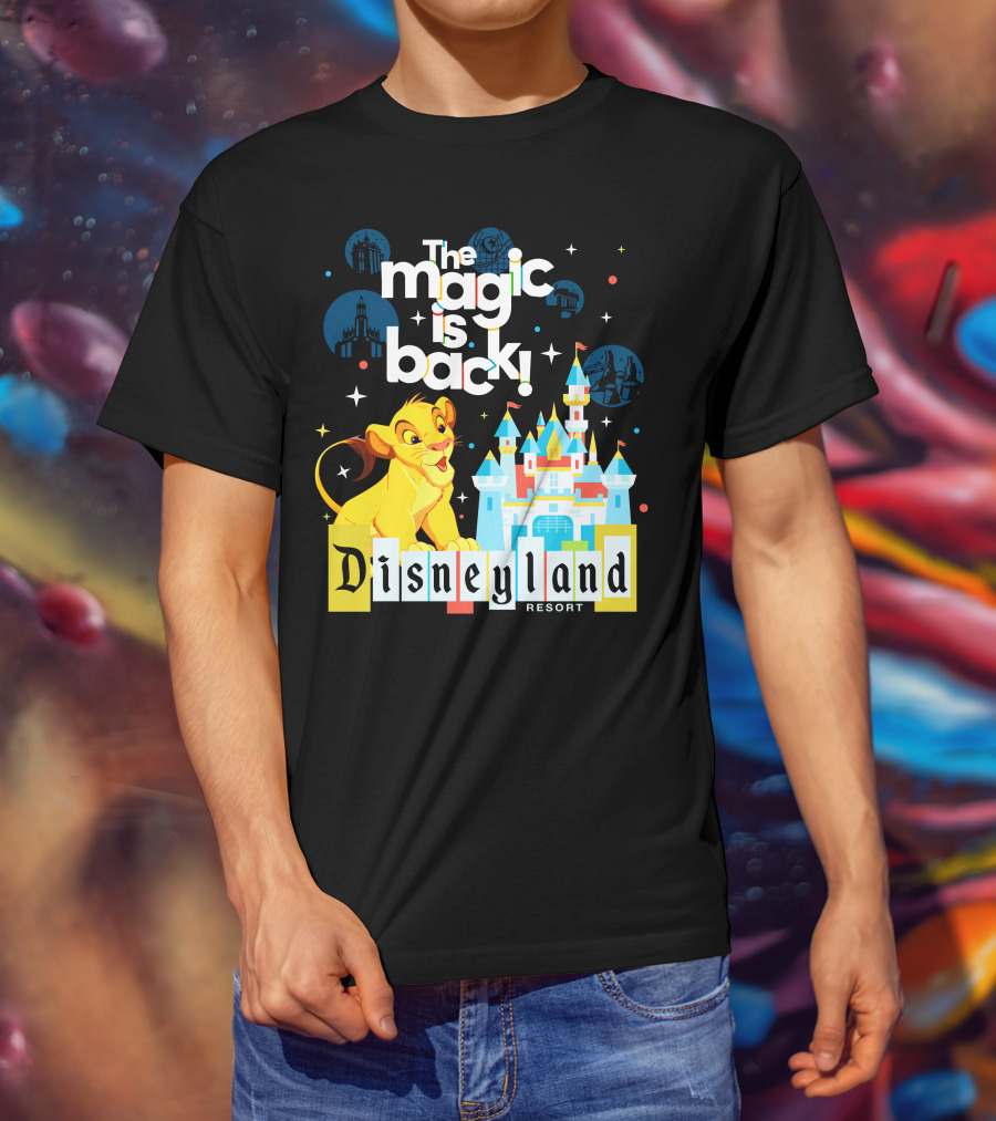 The Magic Is Back Disneyland Resort Simba Lion King T-Shirt