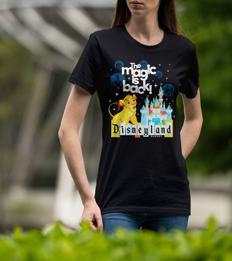 The Magic Is Back Disneyland Resort Simba Lion King T-Shirt