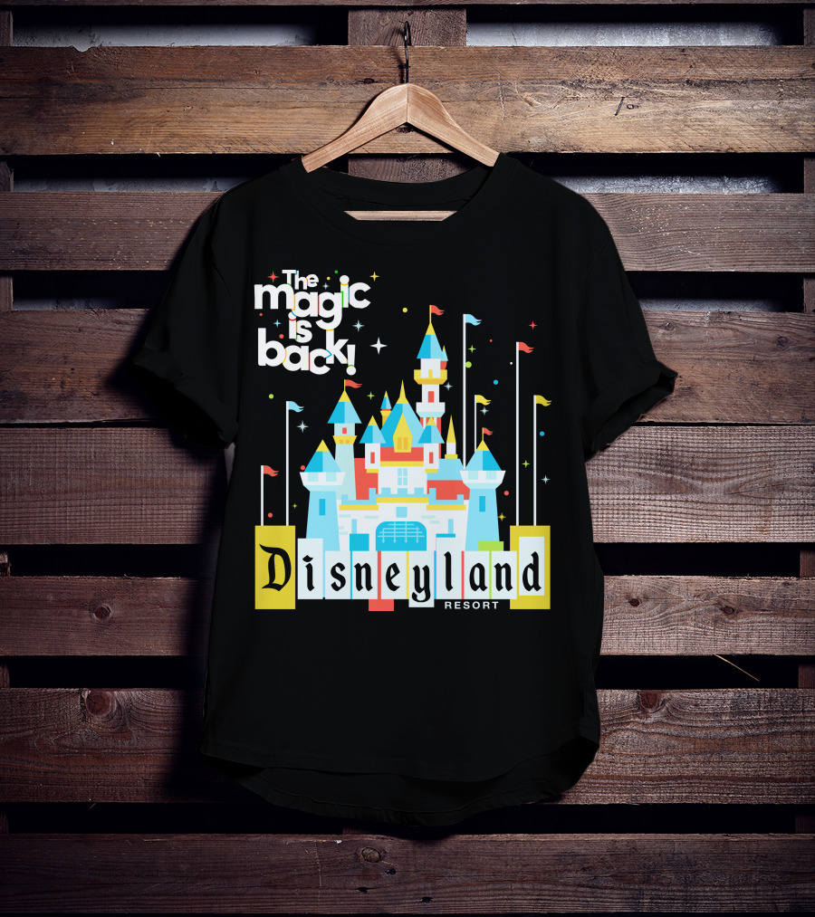 The Magic Is Back Disneyland Resort Castle T-Shirt