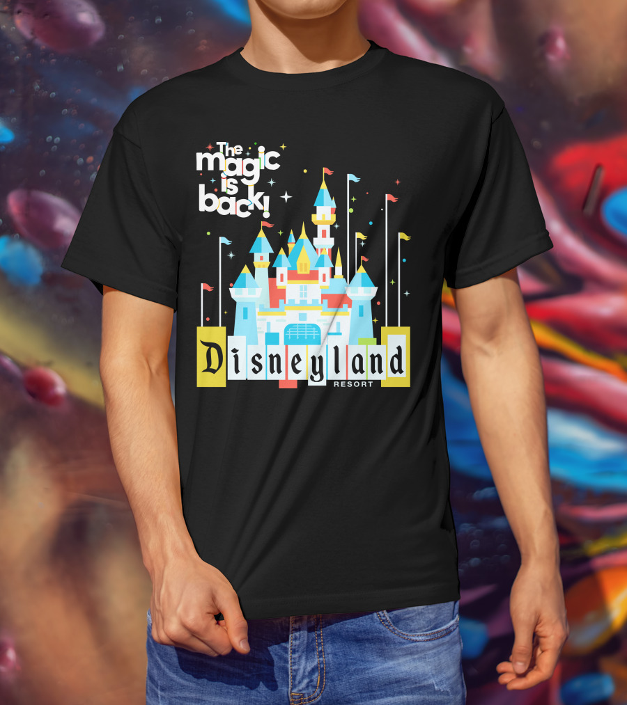 The Magic Is Back Disneyland Resort Castle T-Shirt