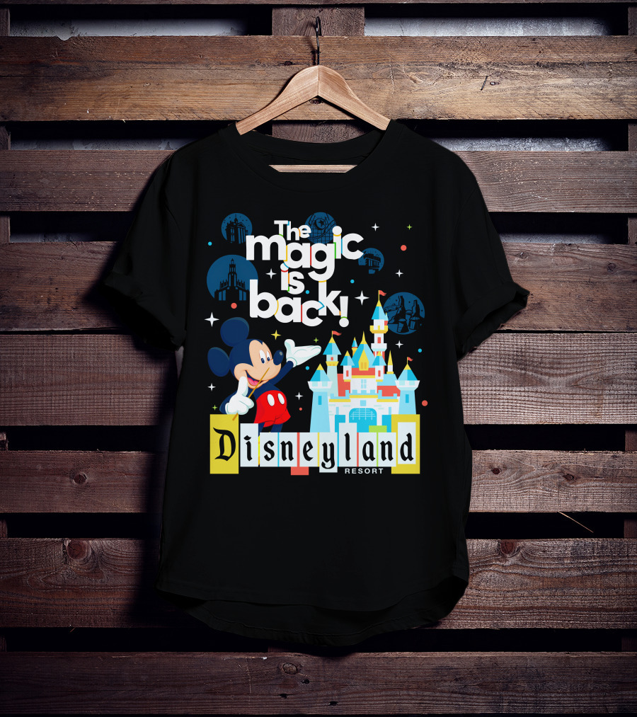 The Magic Is Back Mickey Disneyland Resort T-Shirt