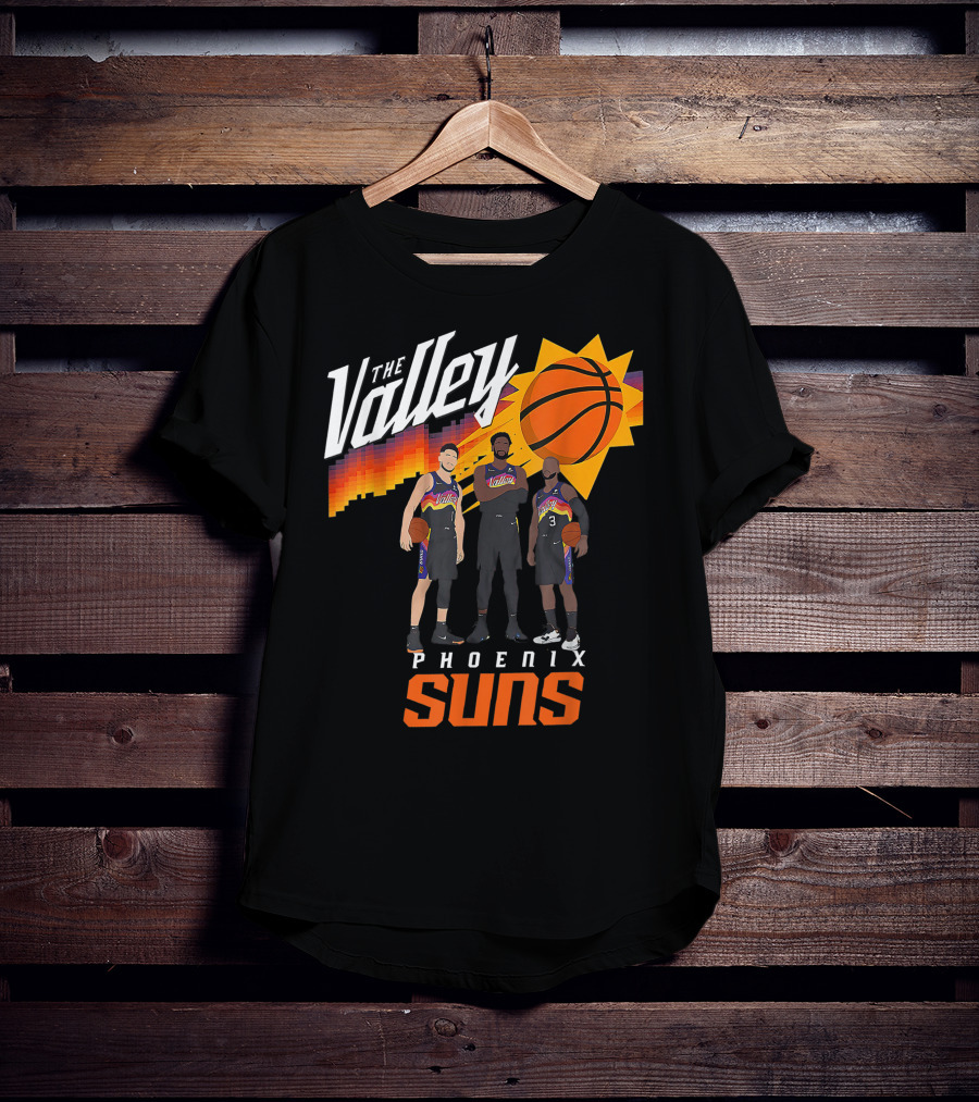 The Valley Phoenix Suns Basketball Players T-Shirt
